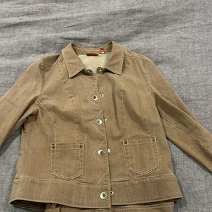 Jacket and matching pants, medium brown from Nordstrom’s